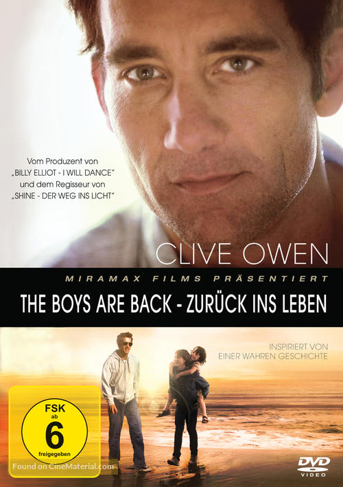 The Boys Are Back - German DVD movie cover