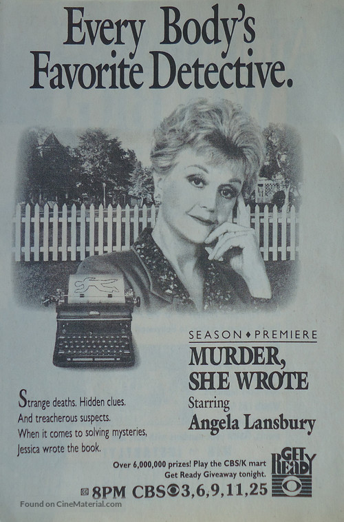 &quot;Murder, She Wrote&quot; - poster