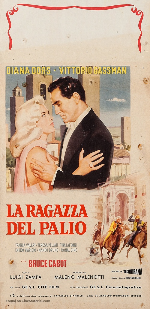 La ragazza del palio - Italian Movie Poster