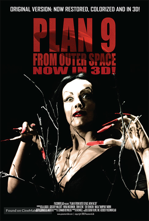 Plan 9 from Outer Space - Re-release movie poster