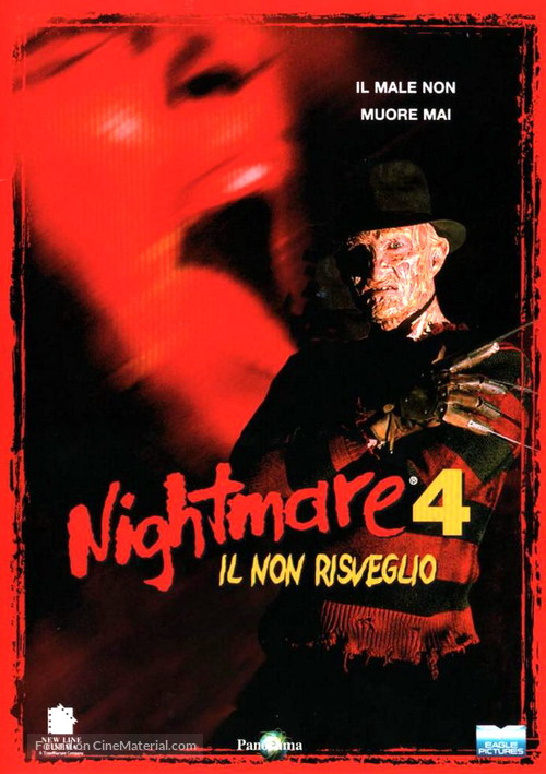 A Nightmare on Elm Street 4: The Dream Master - Italian DVD movie cover