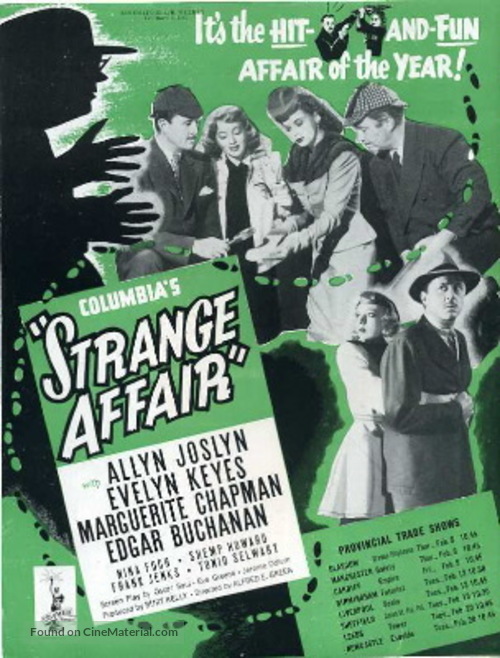 Strange Affair - Movie Poster