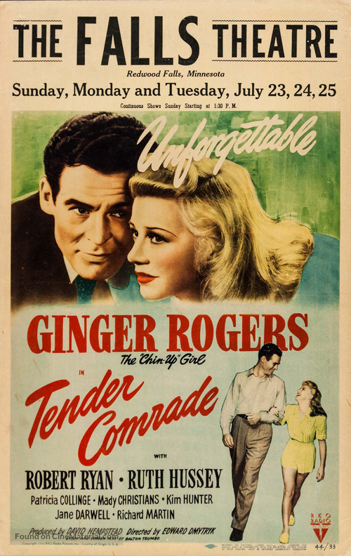 Tender Comrade - Movie Poster