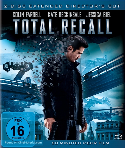 Total Recall - German Blu-Ray movie cover