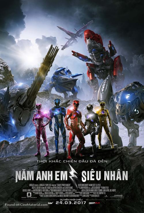 Power Rangers - Vietnamese Movie Poster