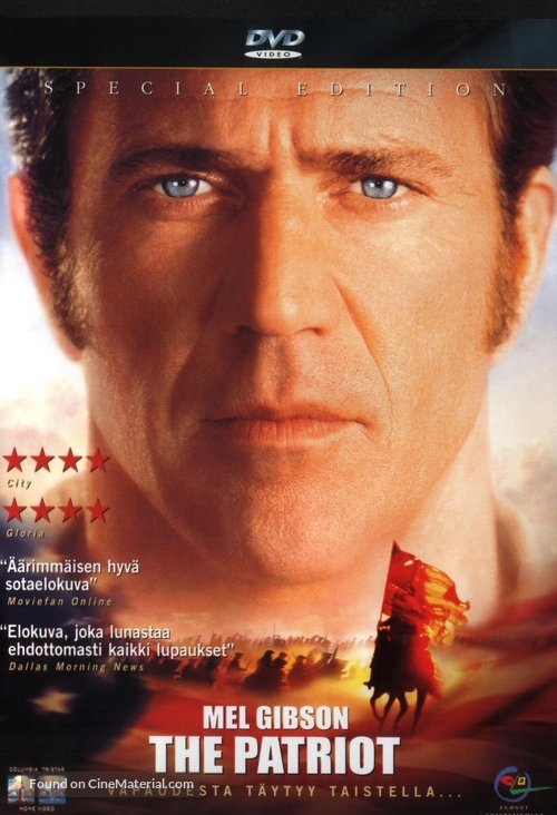 The Patriot - Finnish DVD movie cover