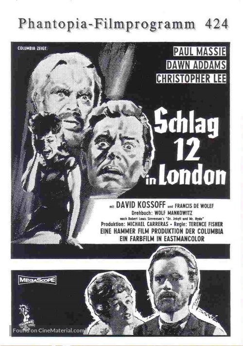 The Two Faces of Dr. Jekyll - German poster