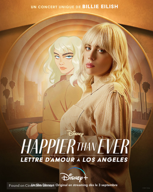 Happier than Ever: A Love Letter to Los Angeles - French Movie Poster