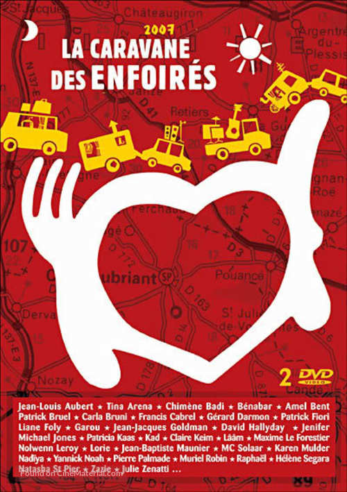 La caravane des enfoir&eacute;s - French DVD movie cover