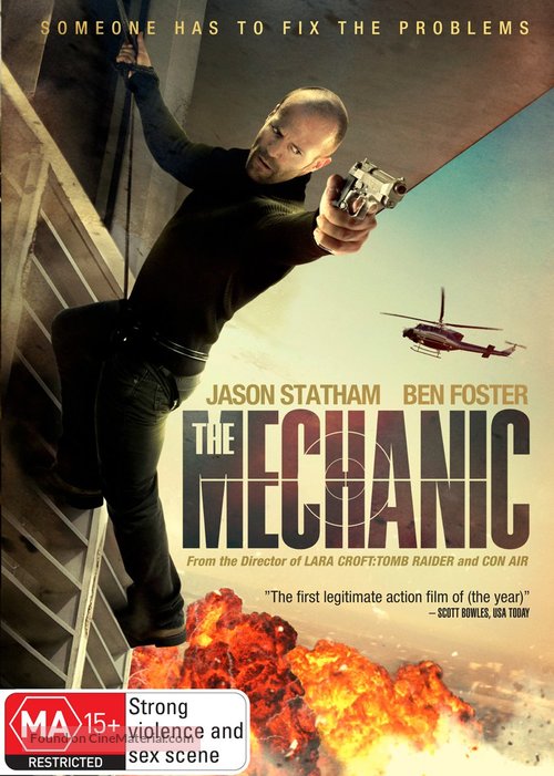 The Mechanic - Australian DVD movie cover