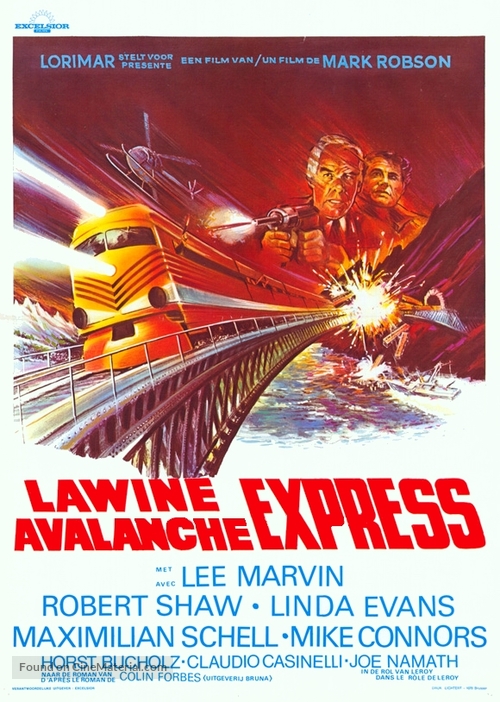 Avalanche Express - Belgian Movie Poster