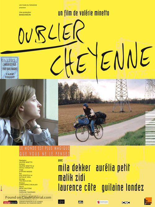 Oublier Cheyenne - French Movie Poster