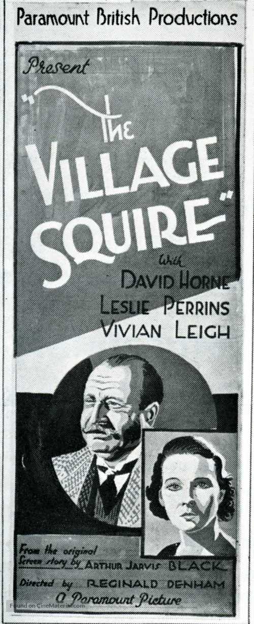 The Village Squire - British Movie Poster