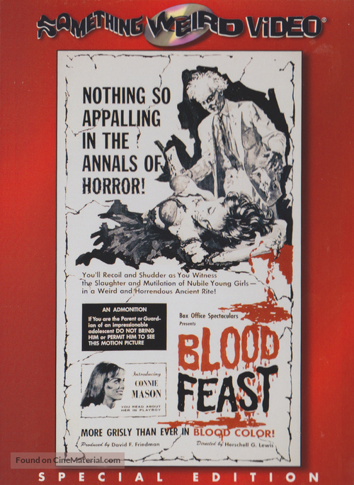 Blood Feast - DVD movie cover