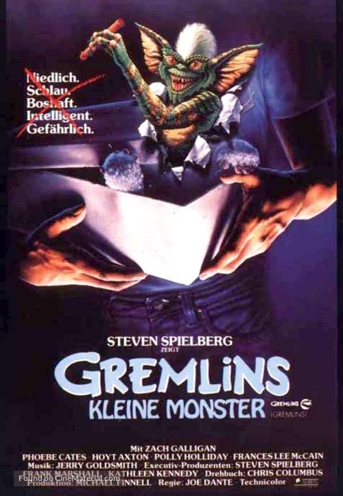 Gremlins - German Movie Poster