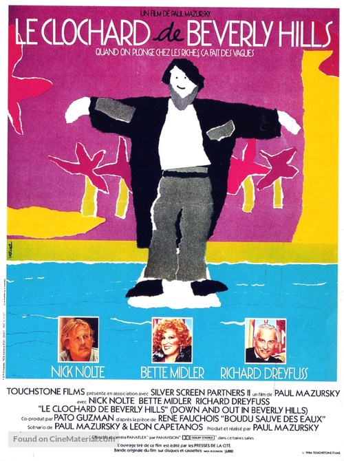 Down and Out in Beverly Hills - French Movie Poster