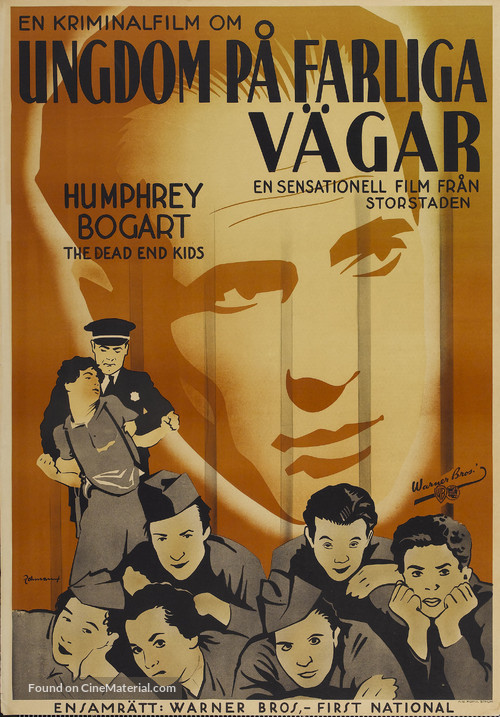 Crime School - Swedish Movie Poster