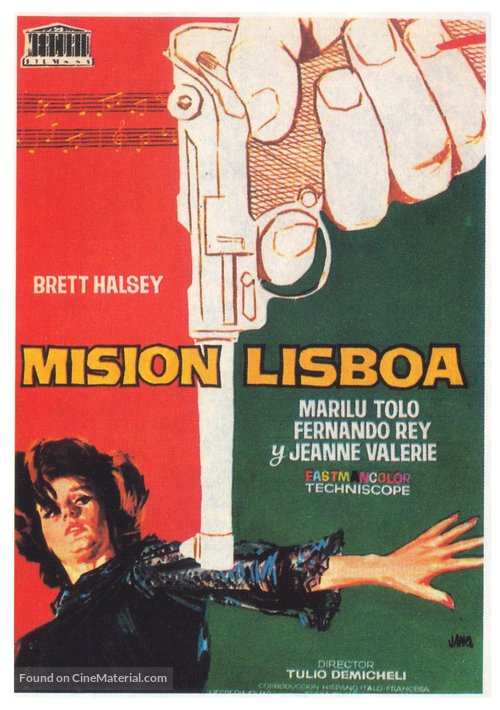 Misi&oacute;n Lisboa - Spanish Movie Poster