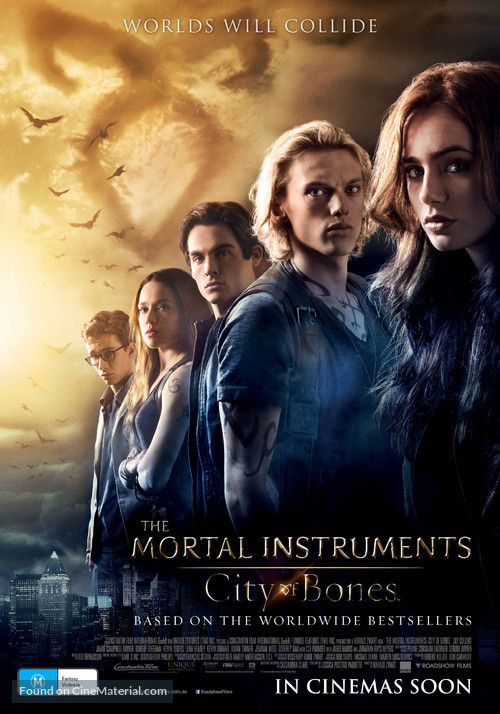 The Mortal Instruments: City of Bones - Australian Movie Poster