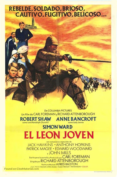 Young Winston - Argentinian Movie Poster