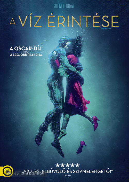 The Shape of Water - Hungarian Movie Cover