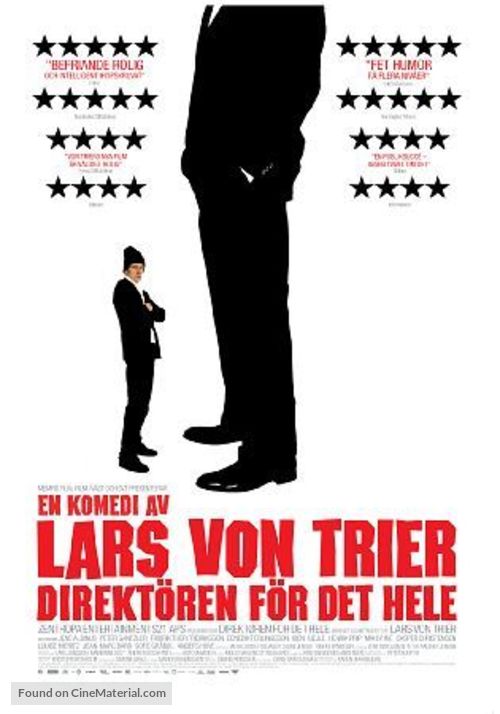 Direkt&oslash;ren for det hele - Swedish Movie Poster