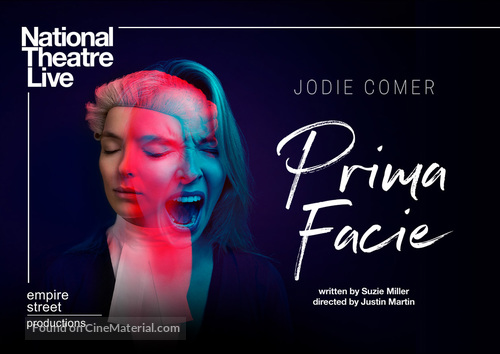 NT Live: Prima Facie - British Movie Poster