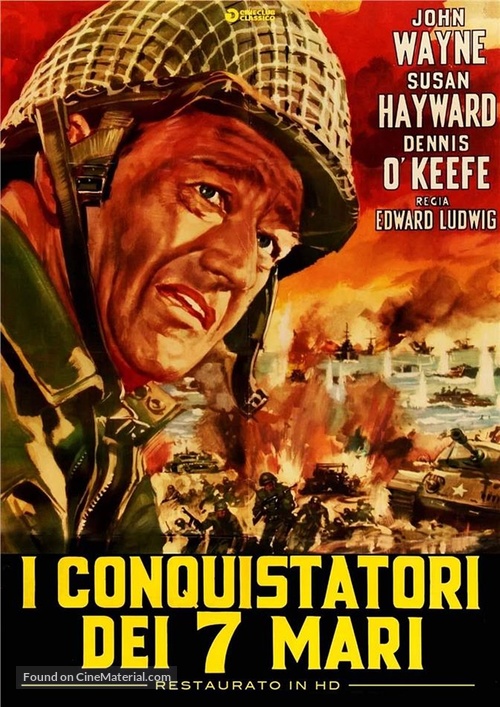 The Fighting Seabees - Italian DVD movie cover