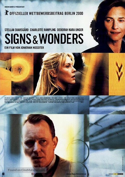 Signs &amp; Wonders - German Movie Poster