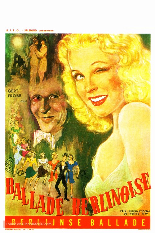 Berliner Ballade - Belgian Movie Poster