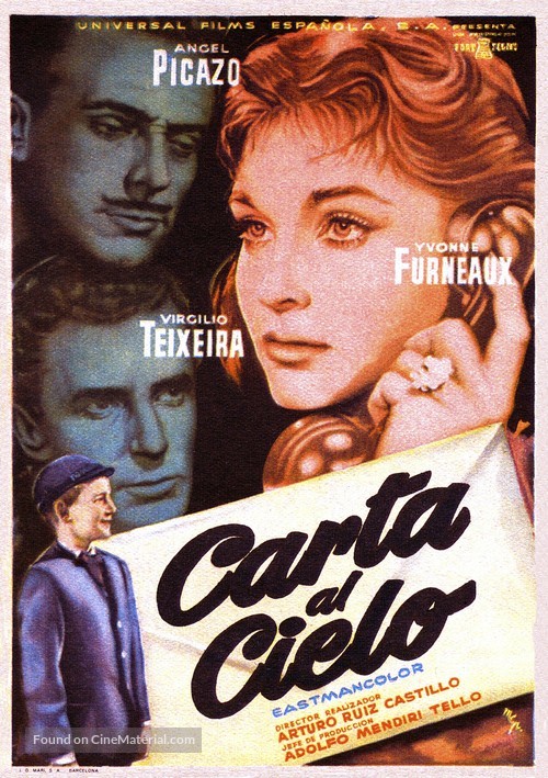 Carta al cielo - Spanish Movie Poster