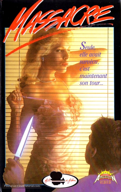 Sorority House Massacre - French VHS movie cover