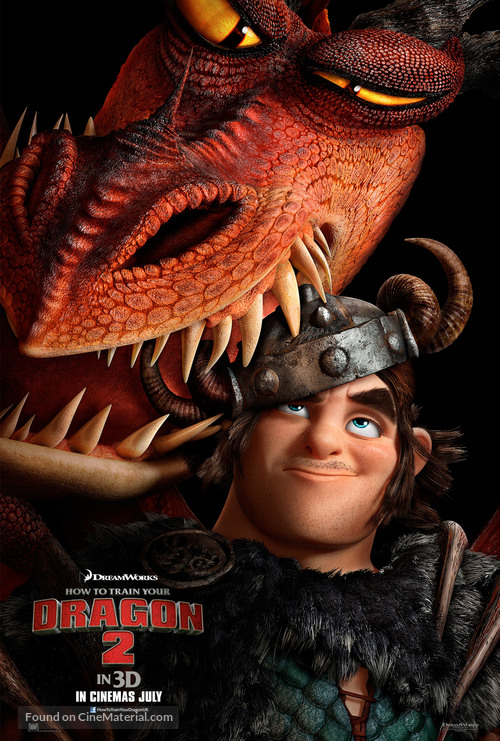 How to Train Your Dragon 2 - British Movie Poster