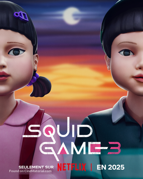 &quot;Squid Game&quot; - French Movie Poster