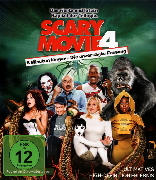 Scary Movie 4 - German Blu-Ray movie cover