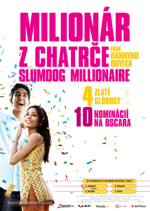 Slumdog Millionaire - Czech Movie Poster