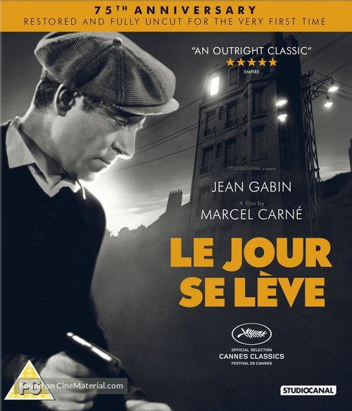 Le jour se l&egrave;ve - British Blu-Ray movie cover