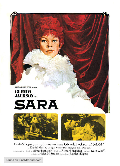The Incredible Sarah - Spanish Movie Poster