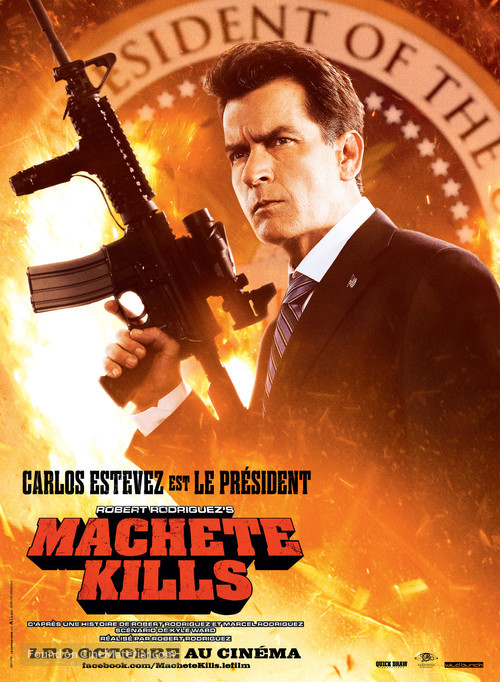 Machete Kills - French Movie Poster