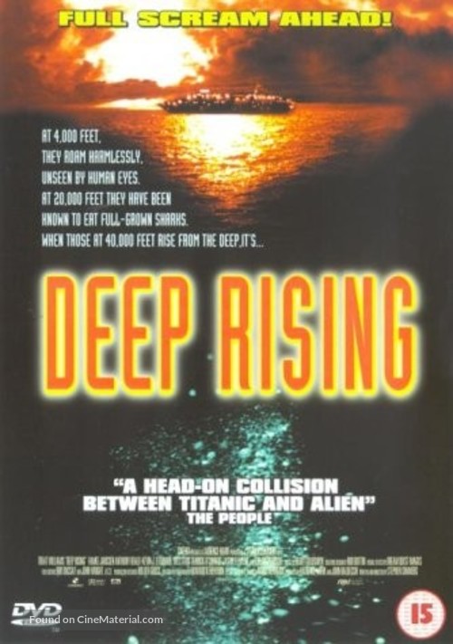Deep Rising - British DVD movie cover