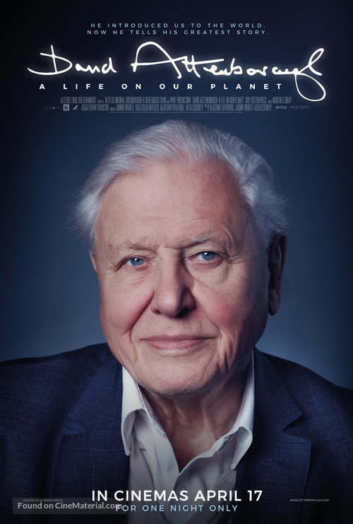 David Attenborough: A Life on Our Planet - British Movie Poster