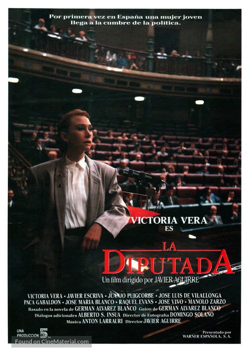 La diputada - Spanish Movie Poster