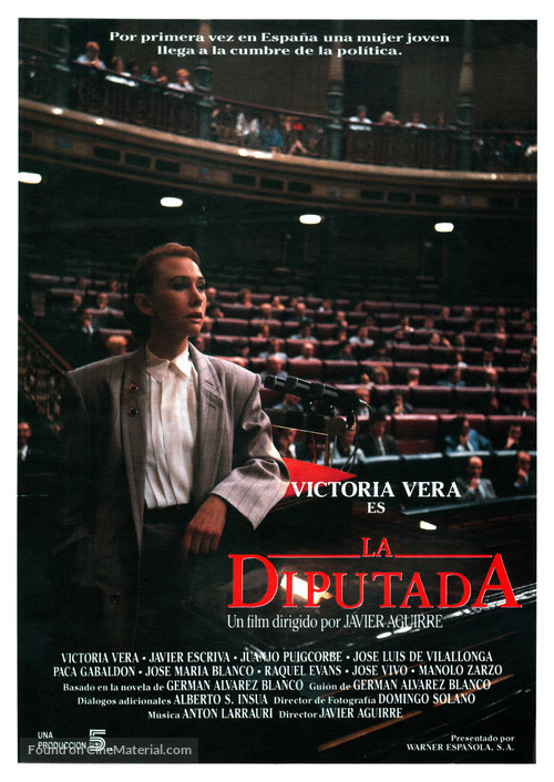 La diputada - Spanish Movie Poster