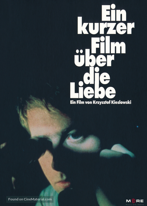Kr&oacute;tki film o milosci - German DVD movie cover