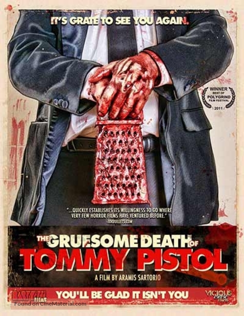 The Gruesome Death of Tommy Pistol - Blu-Ray movie cover