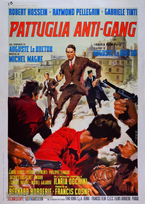 Brigade antigangs - Italian Movie Poster