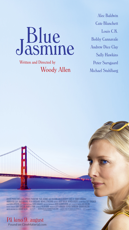 Blue Jasmine - Norwegian Movie Poster