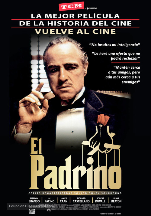 The Godfather - Uruguayan Movie Poster