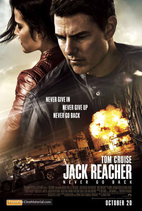 Jack Reacher: Never Go Back - Australian Movie Poster