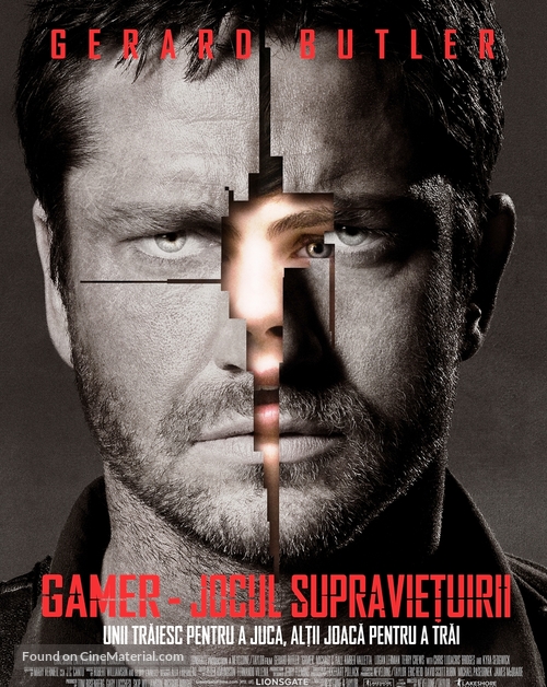 Gamer - Romanian Movie Poster